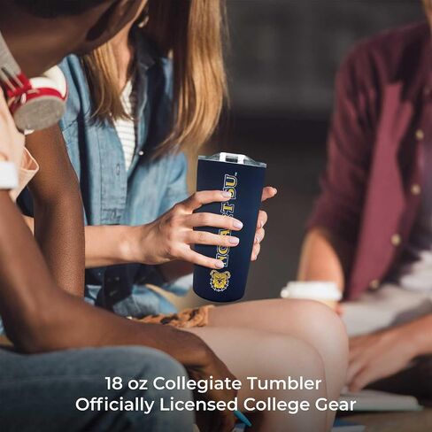 Campus Colors NCAA Stainless Steel Tumbler Perfect for Gameday - 18 oz - Double Walled - Keeps Drinks Perfectly Insulated (Oregon State Beavers - Black) in Kuwait