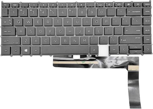 ANTWELON استبدال لوحة مفاتيح الكمبيوتر المحمول الخلفية لـ HP EliteBook x360 1030 G7 1030 G8 تخطيط الولايات المتحدة in Kuwait