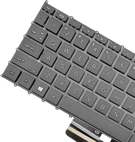 ANTWELON استبدال لوحة مفاتيح الكمبيوتر المحمول الخلفية لـ HP EliteBook x360 1030 G7 1030 G8 تخطيط الولايات المتحدة in Kuwait