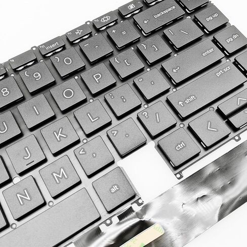 ANTWELON استبدال لوحة مفاتيح الكمبيوتر المحمول الخلفية لـ HP EliteBook x360 1030 G7 1030 G8 تخطيط الولايات المتحدة in Kuwait