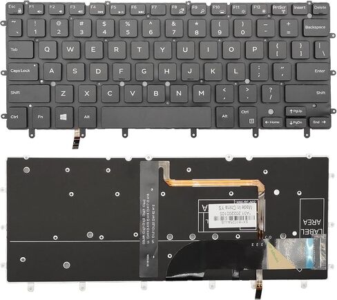 لوحة مفاتيح بديلة للكمبيوتر المحمول DELL XPS 13 9343 9350 9360 P54G، Inspiron 13 7347 7348 7352 7353 7359 P57G، Inspiron 15 7547 7548 P41F US Layout in Saudi Arabia