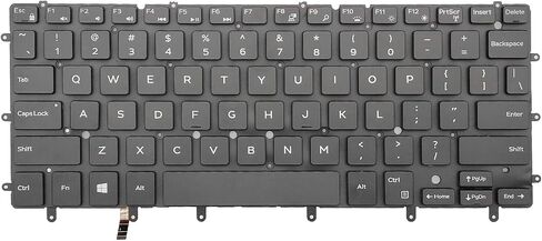 لوحة مفاتيح بديلة للكمبيوتر المحمول DELL XPS 13 9343 9350 9360 P54G، Inspiron 13 7347 7348 7352 7353 7359 P57G، Inspiron 15 7547 7548 P41F US Layout in Saudi Arabia