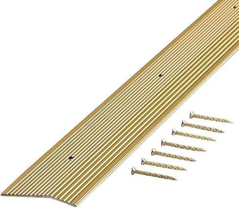 M-D Building Products 78006 Fluted 7/8-Inch by 36-Inch Carpet Trim, Silver in Saudi Arabia