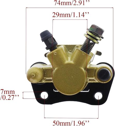 برو بات اليسار الصحن الهيدروليكي الفرامل الفرجار استبدال ل 50cc 70cc 90cc 110cc 125cc الصينية ATV 4 ويلر رباعية الذهاب كارت الذهبي in Kuwait