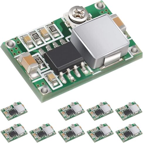 10PCS Mini 360 Power Supply Buck Module DC to DC Adjustable Buck Converter 4.75-23V to 1.0-17V Ultra-Small Step Down Voltage Regulator 3A for Aeronautical Model in Saudi Arabia