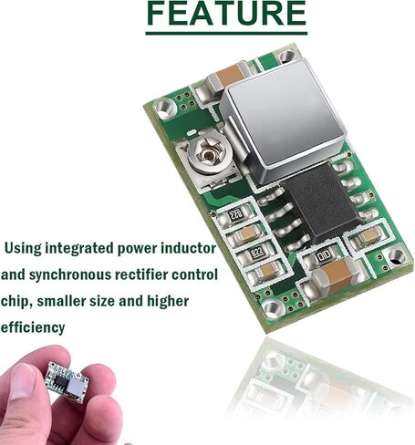 10PCS Mini 360 Power Supply Buck Module DC to DC Adjustable Buck Converter 4.75-23V to 1.0-17V Ultra-Small Step Down Voltage Regulator 3A for Aeronautical Model in Saudi Arabia
