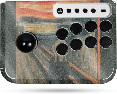 غلاف ألعاب من ألياف الكربون متوافق مع Hori Fighting Stick Mini (PS5، PS4، PC) - رائد فضاء - غطاء لاصق واقٍ من الفينيل 3M ممتاز - سهل الاستخدام | صُنع في الولايات المتحدة الأمريكية بواسطة MightySkins in Saudi Arabia