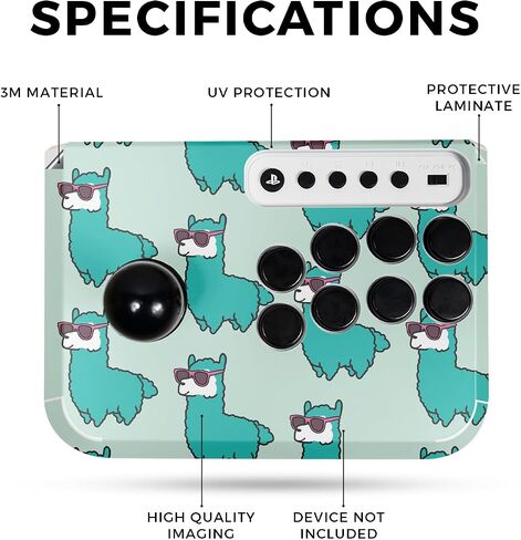 غلاف ألعاب من ألياف الكربون متوافق مع Hori Fighting Stick Mini (PS5، PS4، PC) - رائد فضاء - غطاء لاصق واقٍ من الفينيل 3M ممتاز - سهل الاستخدام | صُنع في الولايات المتحدة الأمريكية بواسطة MightySkins in Saudi Arabia