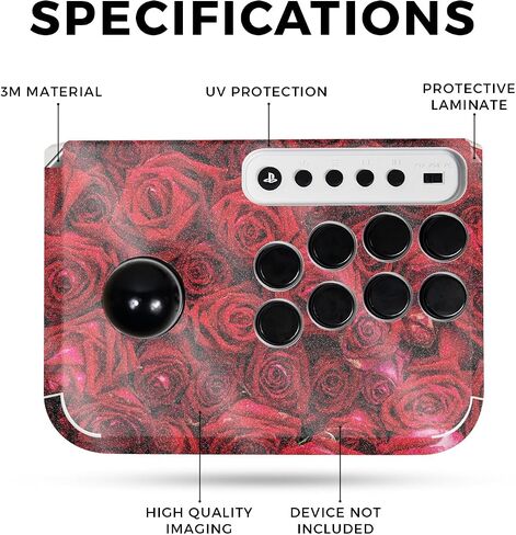 غلاف ألعاب من ألياف الكربون متوافق مع Hori Fighting Stick Mini (PS5، PS4، PC) - رائد فضاء - غطاء لاصق واقٍ من الفينيل 3M ممتاز - سهل الاستخدام | صُنع في الولايات المتحدة الأمريكية بواسطة MightySkins in Saudi Arabia