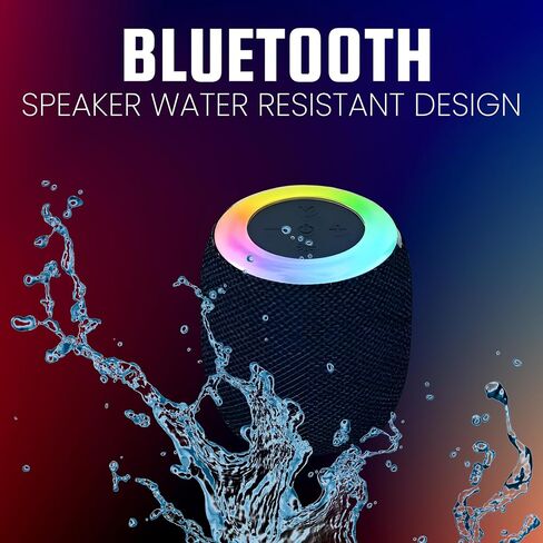 SH-309X Blast Portable Bluetooth Speaker with Built-in Mic - 10 Hour Battery, Water Resistant, 3 Color Options (Black Stealth) in Saudi Arabia