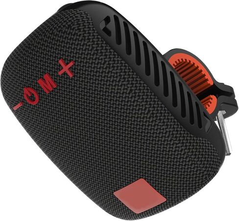 Portable Bluetooth Bike Speaker for Cycling, Dual Pairing Outdoor Waterproof Speaker, Supports FM Radio, for Bicycle Riding Hiking (Red) in Saudi Arabia