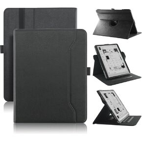 Case Compatible with BOOX Tablet Go 10.3 inch Tablet (2024 Released) PU Leather with Hand Strap Foldable Stands Cover Auto Sleep/Wake,Brown