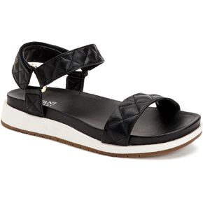 Alfani Womens Xandrea Faux Leather Gladiator Sandals Black 9.5 Medium (B,M)