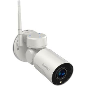 {PTZ Security Camera Outdoor} 5X Optical Zoom 1080P Camera System, Wireless IP Cam, Easy to Set Up 360 Camera WIFI Camera, Compatible Wireless Camera System NVR, 2-Way Audio, IP66, Color Night Vision