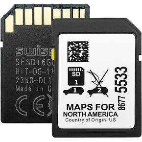 SD Card Fit for Cadillac XT6 Chevry Silverado 1500/1500 LTD/2500 HD/3500 HD GMC Sierra 2020-2023, Latest 2023 USA & Canada Map Data Card Replace 86775533 8677 5533