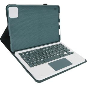 ASHATA Keyboard Case for Xiaomi Pad 6 Tablet/Pad 6 Pro 11 inch 2023 Tablet Slim PU Stand Cover Case with Magnetic Detachable Bluetooth Keyboard (Dark Green)