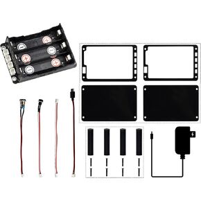Uninterruptible Power Supply UPS Module for Jetson Nano and Raspberry Pi 5/4B/3B+/3B/2B,Supports Charging and Power Output at The Same Time, 3S & 5V 5A Output,Adapting Various Interfaces via Cables
