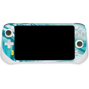 MightySkins Skin Compatible with Logitech G Cloud Gaming Handheld - Aquamarine Quartz | Protective, Durable, and Unique Vinyl Decal wrap Cover | Easy to Apply | Made in The USA