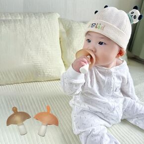 Baby Teether for Babies 2-6 Months, Umbrella teether Toy for Babies 2-12 Months, Umbrella Teething Toy for Baby, Umbrella Baby teether, Nipple Silicone, Travel Case,None Glue,for Day