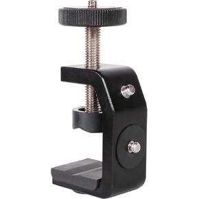 C Clamp Camera Clamp Mount with 1/4" Screw for Photo Studio Video DSLR,Cameras, Light Stand, Desk, Rods, Hooks, Shelves, Cross Bars