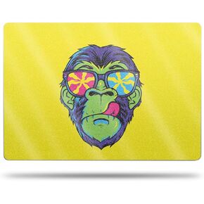 MightySkins Glossy Glitter Skin Compatible with Apple MacBook Air 15'' M2/M3 (2024) Full Wrap Kit - Hypno Chimp | Protective, Durable High-Gloss Glitter Finish | Easy to Apply | Made in The USA