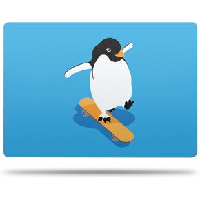 غلاف MightySkins متوافق مع Apple MacBook Air 15 بوصة M2/M3 (2024) طقم غلاف كامل - Skater Penguin | غطاء ملتف واقٍ ومتين وفريد ​​من نوعه من الفينيل | سهل التطبيق | صنع في الولايات المتحدة الأمريكية