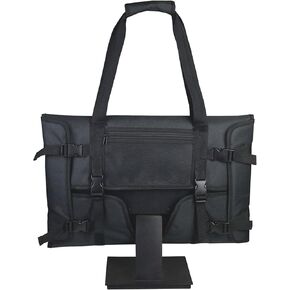 حقيبة حمل الشاشة لشاشات LCD مقاس 24 بوصة وحقيبة حمل للسفر متوافقة مع حافظة تخزين واقية iMac مقاس 24 بوصة من Apple مع بطانة مخملية مبطنة وحزام كتف قابل للتعديل (أسود) in Kuwait