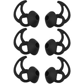 Earbud Replacement Tips Silicone Earbud Tips Earbud Covers Compatible with Bose Quietcomfort and Sport Headphone Ear Tips Earbud Rubber Tips Large 3 Pairs