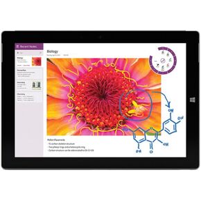 Microsoft Surface 3 64GB Multi-Touch Tablet (10.8in,4G LTE,Windows 8.1,Silver) (Renewed)