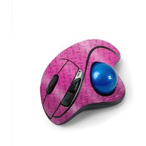 MightySkins Glossy Glitter Skin for Logitech M570 Wireless Trackball Mouse - Pink Diamond Plate | Protective, Durable High-Gloss Glitter Finish | Easy to Apply and Change Style | Made in The USA