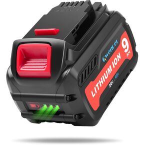 20V/60V 9.0Ah Replace for Dewalt 60V Battery, Dewalt 20v/60V Flexvolt Battery for DCB609 DCB606 DCB612 DCB606-2 Power Tools