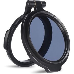 Andoer Quick Filter System 49mm Camera Lens ND Filter Ring Metal Adapter Compatible with Canon Nikon Sony Olympus DSLR Cameras