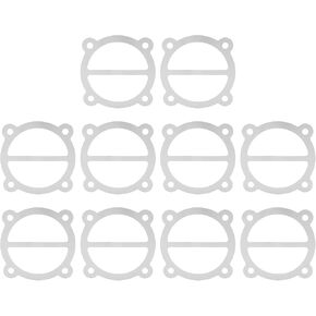10Pcs Air Compressor Aluminum Gasket Sealing Plate Replacement Cylinder Head Gasket Sealing Plate Air Pump Accessories for 65mm Diameter Cylinder