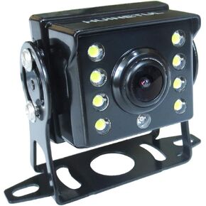 12V AHD 720P 4 Pin Truck Reverse Rear View Backup Camera Wired Waterproof Front Side Rear View Reversing Camera with 8 LED for Truck Bus Pickup Trailer