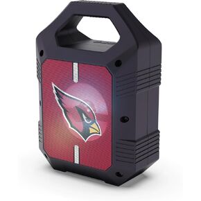 SOAR NFL ShockBox XL LED Wireless Bluetooth Speaker, Arizona Cardinals