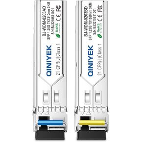 1 Pair Simplex LC Module 3KM, 1.25G Single-Mode Fiber Connector, SFP-WDM-SM 1000BASE BiDi 1310nm/1550nm SFP Transceiver Module