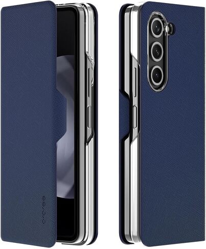 araree Bonnet Diary Samsung Galaxy Z Fold 6 Case, PU Leather Flip Folio Case Closure Folding Flip Cover Compatible with Samsung Galaxy Z Fold 6 5G - Black in Saudi Arabia