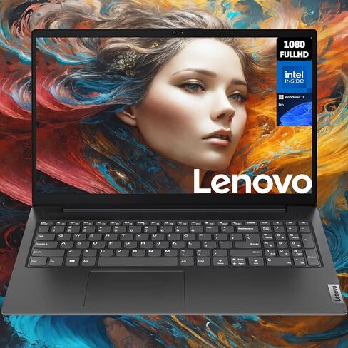 أحدث كمبيوتر محمول V15 FHD من Lenovo، معالج Intel رباعي النواة، ذاكرة الوصول العشوائي 32 جيجابايت، 1 تيرابايت SSD، شاشة 15.6 بوصة FHD 1080 بكسل، إيثرنت RJ-45، مثالي للمهام المتعددة أثناء التنقل، Windows 11 Pro، وحدة تخزين محمولة WOWPC بسعة 500 جيجابايت in Kuwait