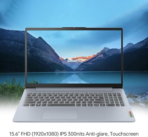 كمبيوتر محمول شخصي Lenovo IdeaPad Slim 3، شاشة لمس 15.6 بوصة FHD 1920*1080، AMD Ryzen 3 7330U، ذاكرة وصول عشوائي 8 جيجابايت فقط، 512 جيجابايت SSD، Wi-Fi 6، قارئ بصمات الأصابع، كاميرا ويب، لوحة مفاتيح بإضاءة خلفية، Windows 11 Home، رمادي in Saudi Arabia