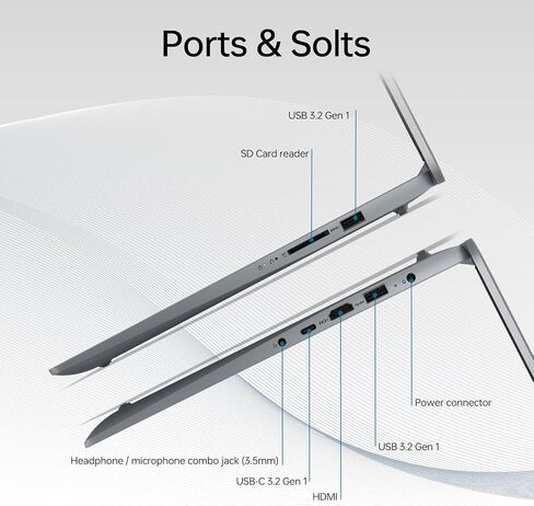 كمبيوتر محمول شخصي Lenovo IdeaPad Slim 3، شاشة لمس 15.6 بوصة FHD 1920*1080، AMD Ryzen 3 7330U، ذاكرة وصول عشوائي 8 جيجابايت فقط، 512 جيجابايت SSD، Wi-Fi 6، قارئ بصمات الأصابع، كاميرا ويب، لوحة مفاتيح بإضاءة خلفية، Windows 11 Home، رمادي in Saudi Arabia