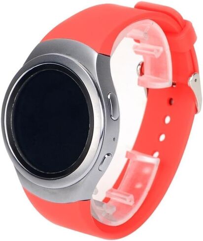 Replacement For Samsung Gear S2 Watch Band - Soft Silicone Sport Replacement Band for Samsung Gear S2 Smart Watch SM-R720 SM-R730 Version Only in Saudi Arabia