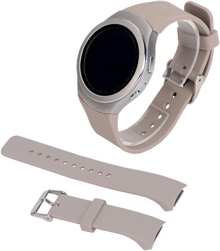 Replacement For Samsung Gear S2 Watch Band - Soft Silicone Sport Replacement Band for Samsung Gear S2 Smart Watch SM-R720 SM-R730 Version Only in Saudi Arabia