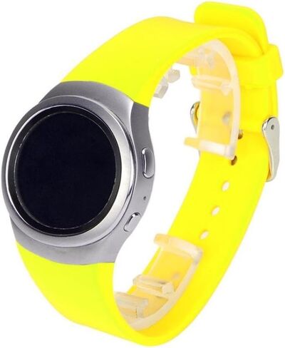 Replacement For Samsung Gear S2 Watch Band - Soft Silicone Sport Replacement Band for Samsung Gear S2 Smart Watch SM-R720 SM-R730 Version Only in Saudi Arabia