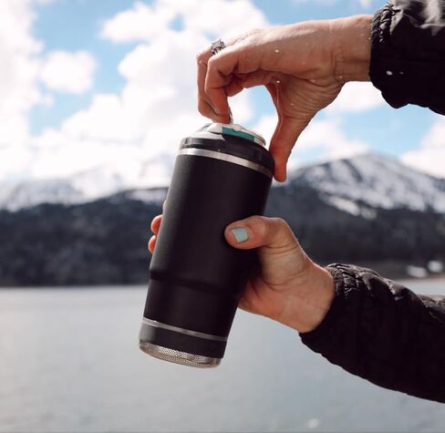 Vibe 2024 مكبر صوت Tumbler، بطارية 1000 مللي أمبير، وقت تشغيل يصل إلى 8 ساعات، مع مقاومة للماء IPX67 ومكبر صوت 3.7 وات (أحمر، يمكن تبريده) in Kuwait