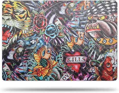 MightySkins Glossy Glitter Skin Compatible with Apple MacBook Air 15'' M2/M3 (2024) Full Wrap Kit - Musical Elephant | Protective, Durable High-Gloss Glitter Finish | Easy to Apply | Made in The USA in Saudi Arabia