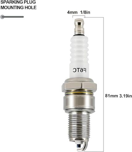 SOFO لـ NGK BPMR7A L7T شمعات الإشعال - لـ BPM7A BM6A RCJ6Y RCJ7Y WSR5F محرك صغير ثنائي الشوط 43CC 47CC 49CC 52CC منشار كهربائي حزمة من 3 قطع in Saudi Arabia