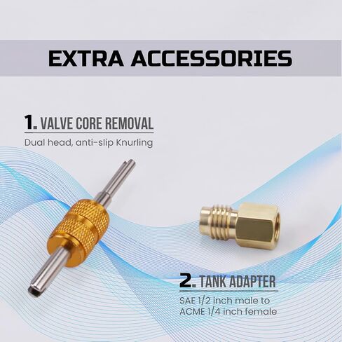 Lichamp R134a Can Tap، علبة الفريون R 134a ذاتية الغلق للسيارات، TA01 in Kuwait