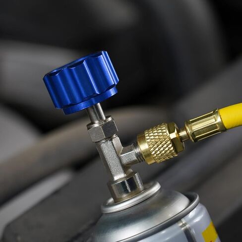 Lichamp R134a Can Tap، علبة الفريون R 134a ذاتية الغلق للسيارات، TA01 in Kuwait
