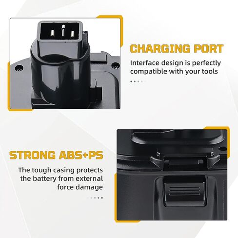 LUMSING DC9071 4.8Ah Replacement for Dewalt Battery Compatible with Dewalt 12V Battery DW9072 DW9071 DE9074 DE9037 DE9071 DE9072 DE9075 for 12 Volt Battery Cordless Power Tool in Saudi Arabia