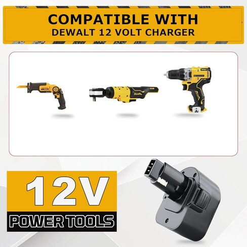 LUMSING DC9071 4.8Ah Replacement for Dewalt Battery Compatible with Dewalt 12V Battery DW9072 DW9071 DE9074 DE9037 DE9071 DE9072 DE9075 for 12 Volt Battery Cordless Power Tool in Saudi Arabia